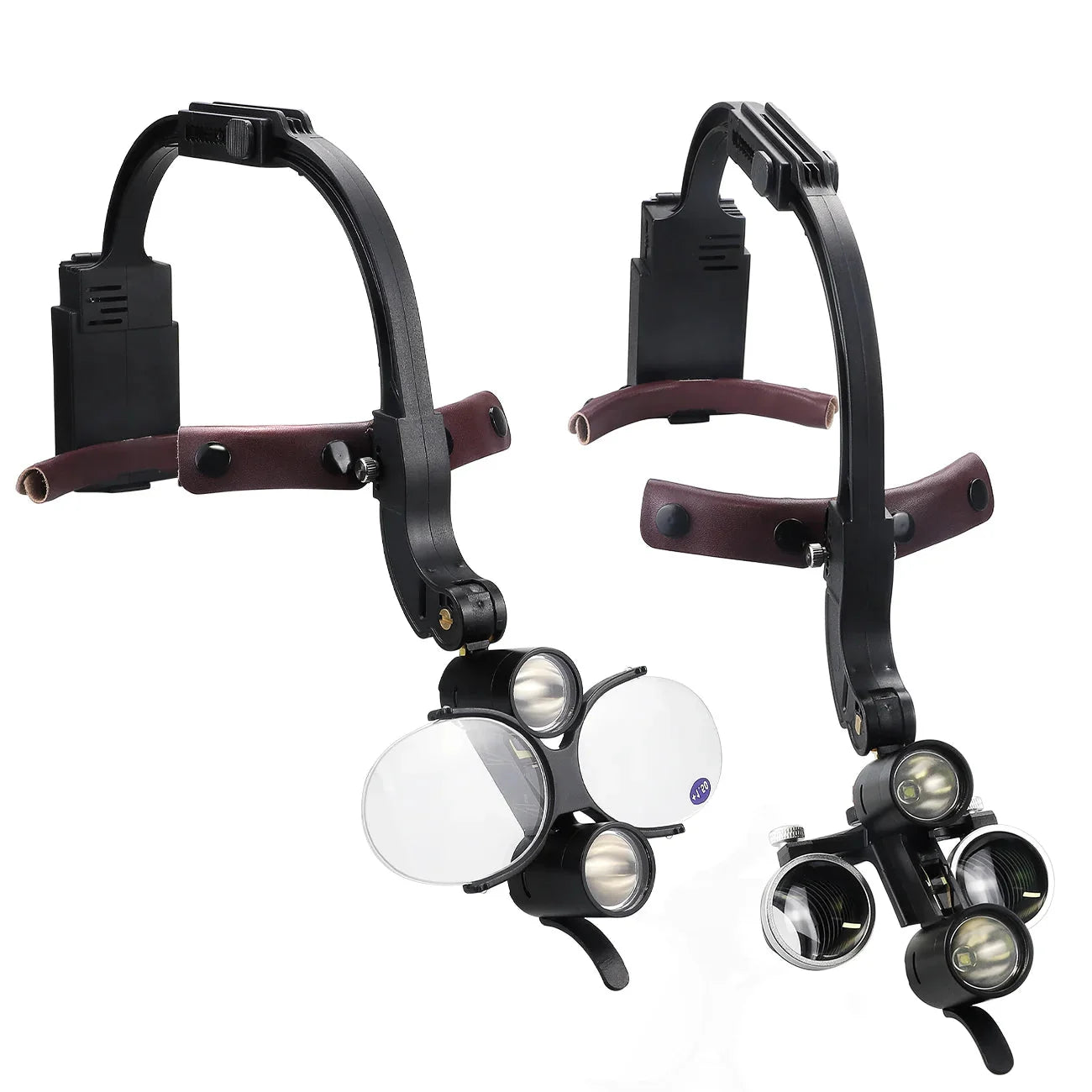 Dental Loupes with Dual LED Headlight (2.5X / 3.5X / 6.0X)