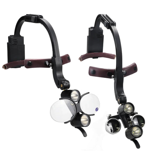 Dental Loupes with Dual LED Headlight (2.5X / 3.5X / 6.0X)